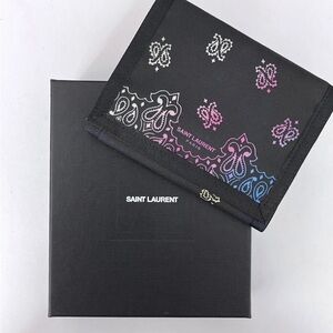Saint Laurent UniSex Tri-Fold Wallet